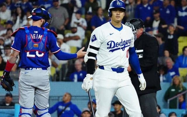 大谷翔平は3試合連発ならず　8回好機で3球三振…5戦ぶり無安打で打率.306、ド軍2連敗