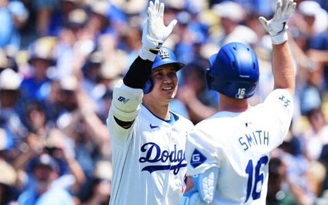 大谷翔平、特大18号＆19号のマルチHR　トップに1本差…由伸＆ベッツ離脱危機に奮闘