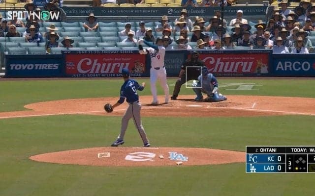 大谷翔平、かっこよすぎる“確信歩き”137メートル＆184キロ 文句がつけられない完璧18号にファン熱狂「これぞ大谷の打球やな」