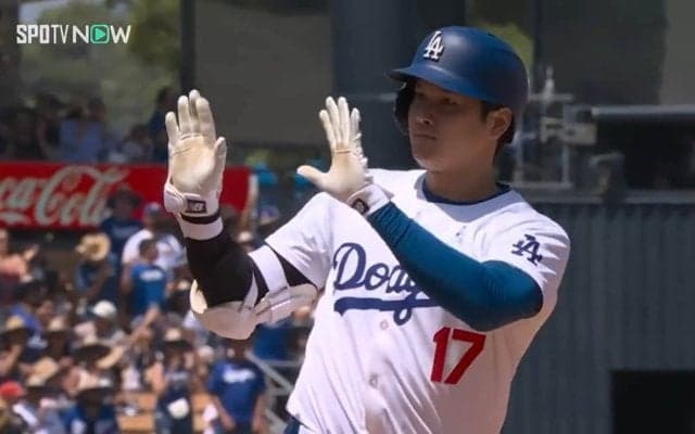 なんでかなぁ…大谷翔平に完璧2発を打たれた相手捕手 思わず首を傾げる「？」リアクション