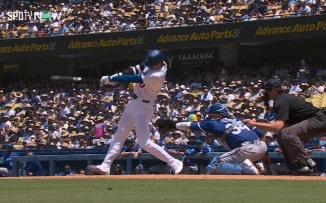 大谷翔平の完璧弾 解説者も仰天「こんなに飛ぶかなー」左中間への137メートル“大谷ゾーン”へ最高の一発