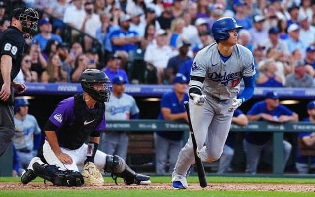 大谷翔平、左翼線二塁打で1か月ぶり3安打　ベッツ骨折の非常事態に1番で躍動…敵地騒然