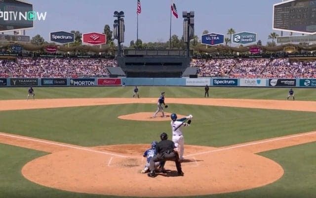 ボールが消えた？ 一体、何が起きた…！？ 大谷翔平、高速着弾した“特大弾丸アーチ”に球場がざわつく「“6月谷”が始まったか」「完全に調子上げてるやつｗ」