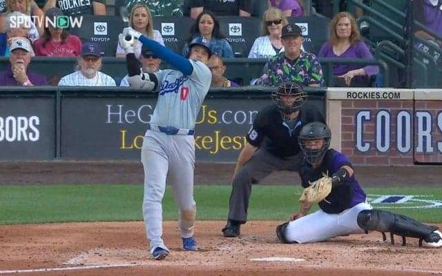 「WBCのヒットを再現」大谷翔平が激走でタッチをかいくぐった瞬間 爆速ツーベースにファン興奮「危なかった」「絶好調！」