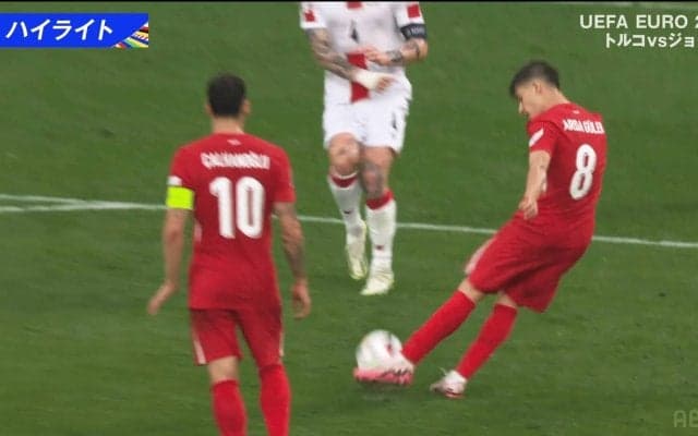 「アメージング！」トルコ超新星の“超絶ロケット弾”に世界衝撃！ アルダ・ギュレルがC・ロナウド超えのEURO新レコードを達成した瞬間「スーパースター誕生」