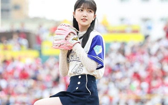 美人アイドルに元プロ驚き「これはすげぇ」　完璧投球の舞台裏「にしても色白すぎて」
