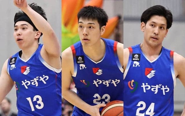 B2福岡が福大大濠出身PG中田嵩基ら3名と契約継続…今季2桁得点の谷口光貴「さらに飛躍した姿を」