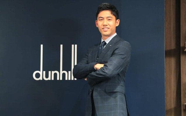 遠藤航が思う隠れた才能は「クレバーさ」、イギリスらしさを取り入れた日本代表の新スーツで登場！ 来季もリバプールでプレー「タイトル獲得に貢献できる活躍を」