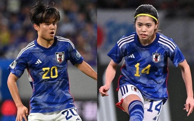 久保建英「すごくおしゃれ」、長谷川唯「すごく新鮮」…「FIRE(炎)」がテーマの日本代表の新ユニフォーム、選手たちの感想は？ 