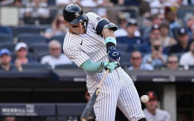 ジャッジが28号、メジャートップ独走　死球も復帰後3戦2発…大谷と6本差で57発ペース