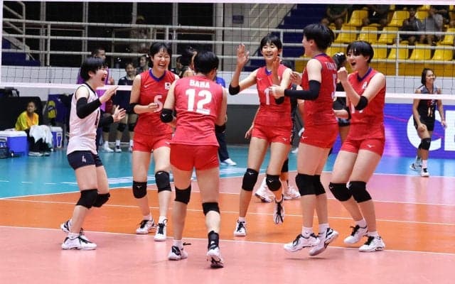 U18女子日本代表　アジア選手権準決勝は開催国タイにストレートで勝利し決勝進出