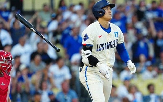 大谷翔平、3戦連発23号でリーグ2冠堅守　7戦6発のHR＆7戦連続打点…ド軍大勝