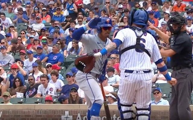 あわや乱闘？ 三振した打者が捕手に殴りかかった…！？ “一触即発の事態”に大混乱 「これガチなの？」「どういう状況？w」