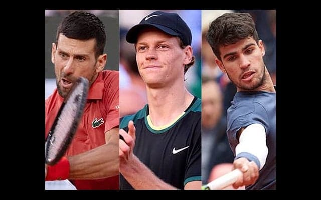 ジョコ2位に アルカラス3位へ後退