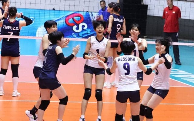 U18女子日本代表　アジア選手権決勝で中国に敗れ準優勝
