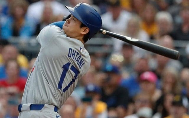 大谷翔平が69年ぶり偉業「9」達成　1番打者で絶好調…ド軍に刻んだ5人目の名前