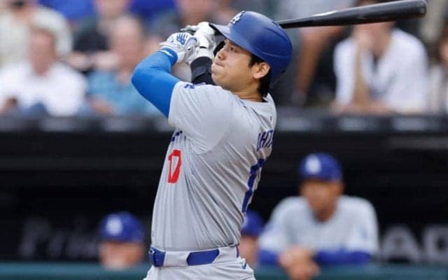 大谷翔平、24号先頭打者弾＆決勝打　球団記録に並ぶ9戦連続打点、リーグ5冠の躍動