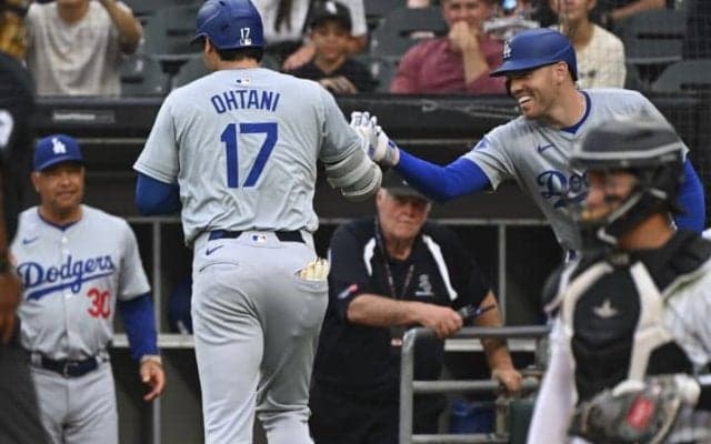 謙虚で頼りになるフリーマン、大谷翔平の活躍に「表現できる言葉がないくらいにすごい」MVP男2人がチームを勝利に導く！
