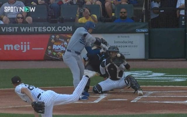 大谷翔平、手応え完璧！133メートルの特大弾で見せた打席内での“確信むふー顔”