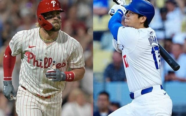 7冠の大谷翔平vs6冠のハーパー、熾烈すぎる“月間MVP争い”　3度目をかけた第1ラウンド