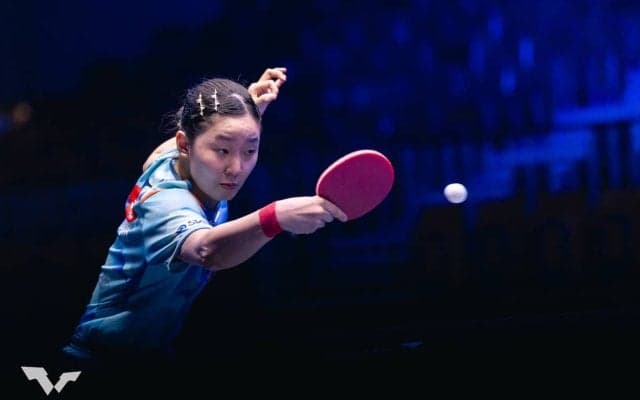 張本美和、第1シードの優勝候補が「力強く君臨」　大会公式が好ラリーに脚光、カットマン下し連覇へ順当スタート【WTTコンテンダーチュニス】