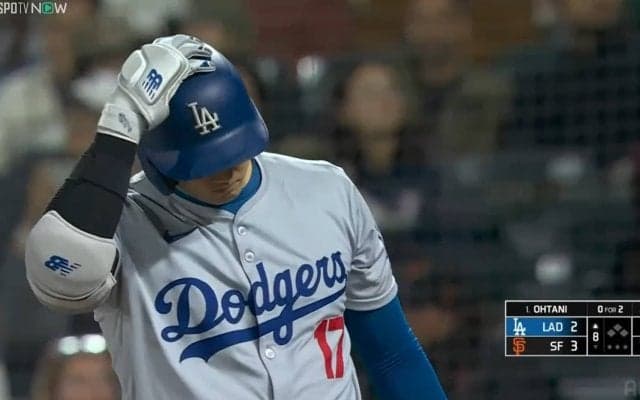 大谷翔平、不可解判定に苦しみ連続試合打点は「10」でストップ 3打数1安打1敬遠 打率.322でリーグトップ死守もチームはサヨナラ2ラン被弾で5連勝ならず