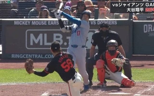「6月男」大谷翔平、月間12本目の26号！リーグトップ独走・5本差に 年間ペースもついに50発超えに