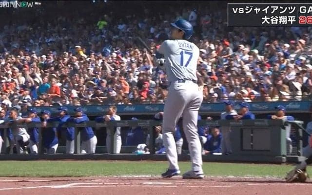 常人だったらセンターフライ 大谷翔平の規格外パワーが生んだ高弾道アーチ いつまで待っても落ちてこない打球 解説者も「ウソだー！」