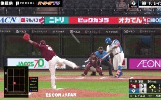 申告敬遠に燃えた！？衝撃のグランドスラムがエグすぎる　日本ハム・レイエスが“劇的満塁弾”で喜びを爆発させた瞬間