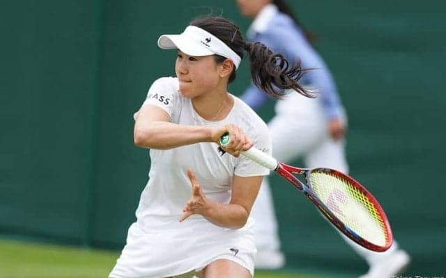 日比野菜緒、3年ぶりにグランドスラム初戦突破ならず。世界33位メルテンスに逆転で敗れる[ウィンブルドン]