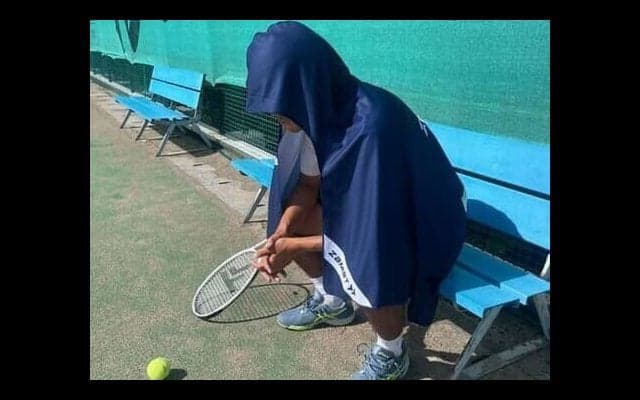  猛暑でも涼しく快適にテニス 