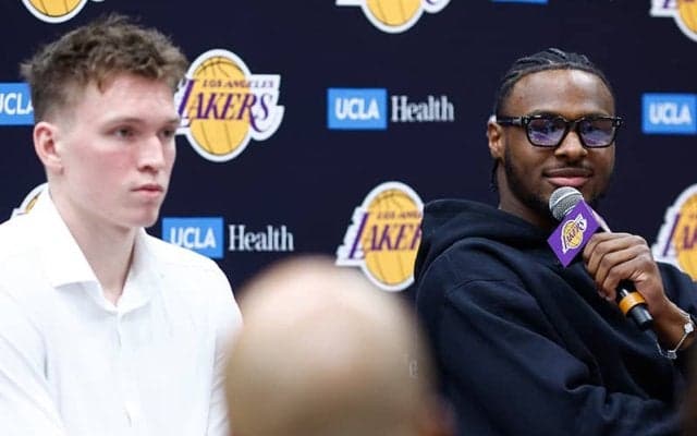 ブロニーは気合十分「自分のショットを作る」レイカーズがドラフト指名選手をお披露目