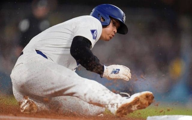 大谷翔平、今季17個目の盗塁成功で日本人単独2位に浮上も3三振 ドジャースキラーに2打席連続被弾でチームは連敗