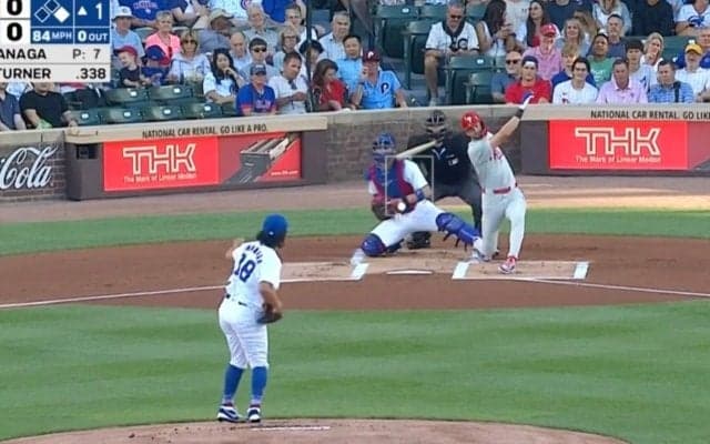 球場騒然！ 今永昇太、エグすぎる“魔球”を絶妙なコースに決める　“400億円の男”から3球三振を奪った瞬間「マジでスゴい」「めっちゃコスパ良いなw」