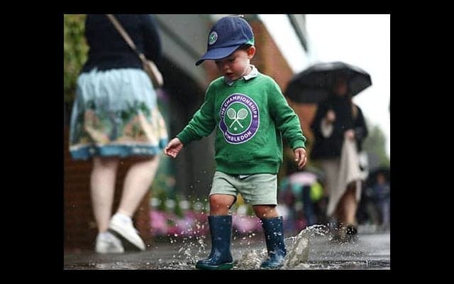  雨続くウィンブルドン 6日は86試合組まれる 