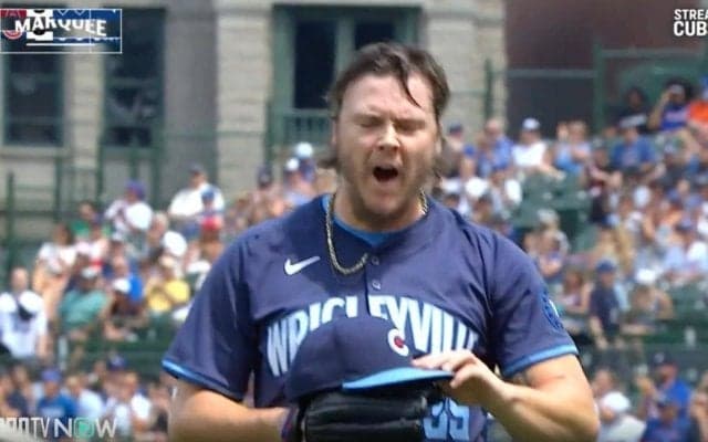 ベンチで激昂した“ブチキレ男”がマウンド上で大暴れ！ 味方の守備陣に再び絶叫した瞬間「良かったｗ」「ミスを取り返す気持ちが出てた」