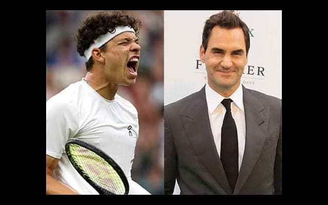  フェデラー観戦の試合に勝利し16強 