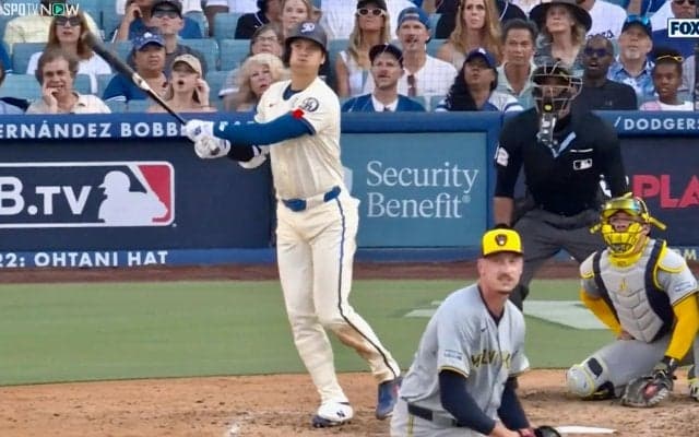 ワオ！ウソだろ…大谷翔平の特大28号アーチで被弾投手“茫然自失”　振り向いた“瞬間に”「心折られたｗ」痛快リアクションが話題に