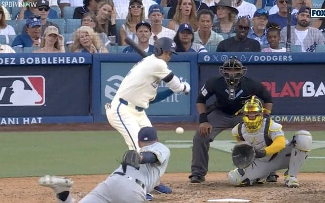 ここしかない！大谷翔平、28号ソロは“好球必打”の一球　西岡剛氏「開かなかったでしょ？」好不調を見極める“内角打ち”のポイントを指摘