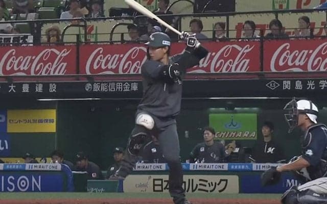 ロッテ元ドラ1が「ガチで成長」　6年目の“覚醒”…衝撃の.370＆1.024「恐怖すぎる」