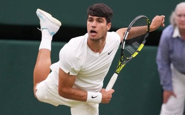 前年覇者のアルカラス、連覇へ視界良好! 尻上がりに調子上げて世界13位ポールを下し準決勝へ[ウィンブルドン]