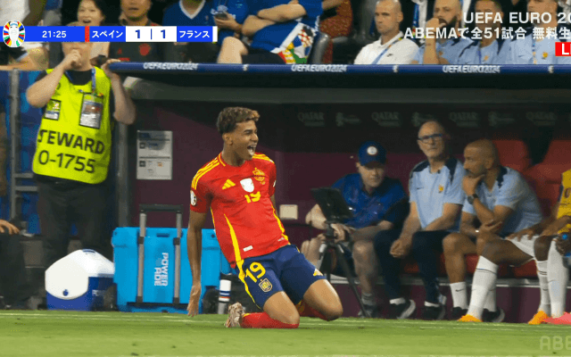 「メッシを超えるかも！」「16歳とか嘘だろ…」超ハイパーショットにファン衝撃！ スペインの神童ヤマルがEURO最年少ゴールをぶち込んだ瞬間「鳥肌たった」「キャプ翼の世界」