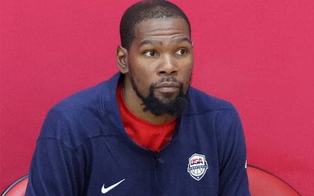 ふくらはぎの痛みを抱えるデュラント、カナダとの親善試合は欠場に「回復は順調だよ」