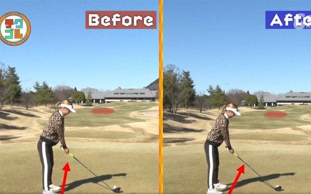 トップの収まりが悪いときはまず「構えの向き」をチェック