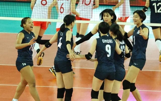 U20女子日本代表　アジア選手権決勝は地元・中国にフルセットで惜敗し準優勝