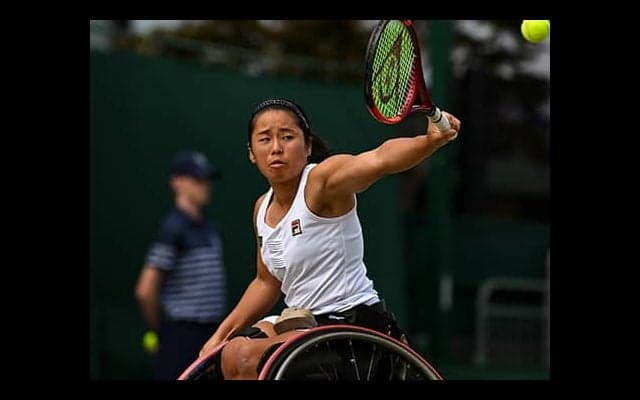  上地結衣 ウィンブルドン初戦突破 