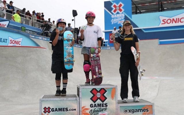 【X Games Ventura 2024】スケートボード・パーク女子はアリサ・テルーが優勝し、同大会2年連続のX Gamesゴールドメダルを獲得