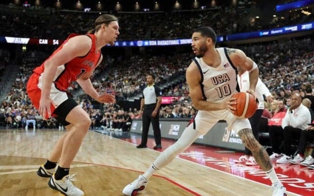 “今年のセルティックスとチームUSAはどっちが勝つ？”…テイタムが出した答えは