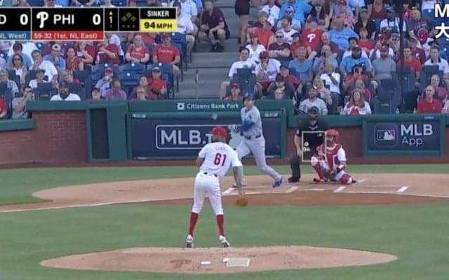 何が起きたか分からなかった…？ 大谷翔平、大爆音“火の玉ヒット”で“異変”が起きた…！？ 打たれた投手の様子がおかしくなる「恐怖だな」「これはビビる」