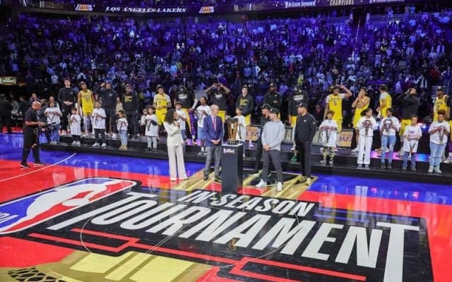 昨季から始動したインシーズン・トーナメント「NBAカップ」の新ロゴと日程が発表